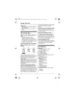 Предварительный просмотр 8 страницы Panasonic KX-TG8051PD Operating Instructions Manual