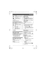 Предварительный просмотр 15 страницы Panasonic KX-TG8051PD Operating Instructions Manual