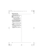 Предварительный просмотр 20 страницы Panasonic KX-TG8051PD Operating Instructions Manual