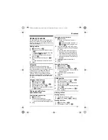 Предварительный просмотр 21 страницы Panasonic KX-TG8051PD Operating Instructions Manual