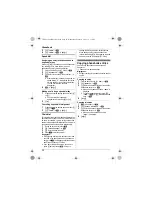 Предварительный просмотр 22 страницы Panasonic KX-TG8051PD Operating Instructions Manual