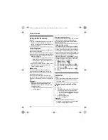 Предварительный просмотр 32 страницы Panasonic KX-TG8051PD Operating Instructions Manual