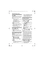 Предварительный просмотр 34 страницы Panasonic KX-TG8051PD Operating Instructions Manual