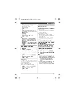 Предварительный просмотр 15 страницы Panasonic KX-TG8052C Operating Instructions Manual