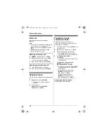 Предварительный просмотр 38 страницы Panasonic KX-TG8052C Operating Instructions Manual