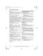 Preview for 14 page of Panasonic KX-TG8070E Operating Instructions Manual