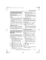 Preview for 27 page of Panasonic KX-TG8070E Operating Instructions Manual