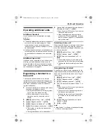 Preview for 27 page of Panasonic KX-TG8070FX Operating Instructions Manual