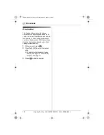 Preview for 18 page of Panasonic KX-TG8100 Operating Instructions Manual