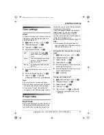 Preview for 21 page of Panasonic KX-TG8100 Operating Instructions Manual