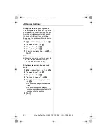 Preview for 22 page of Panasonic KX-TG8100 Operating Instructions Manual