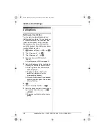 Preview for 24 page of Panasonic KX-TG8100 Operating Instructions Manual