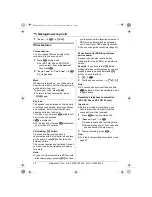 Предварительный просмотр 14 страницы Panasonic KX-TG8100E Operating Instructions Manual