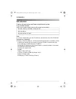 Preview for 2 page of Panasonic KX-TG8100FX Operating Instructions Manual