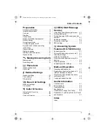 Preview for 3 page of Panasonic KX-TG8100FX Operating Instructions Manual