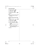 Preview for 22 page of Panasonic KX-TG8100FX Operating Instructions Manual