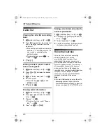 Preview for 26 page of Panasonic KX-TG8100FX Operating Instructions Manual