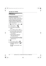 Preview for 24 page of Panasonic KX-TG8102 Operating Instructions Manual