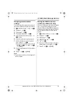 Preview for 31 page of Panasonic KX-TG8102 Operating Instructions Manual