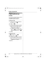 Preview for 40 page of Panasonic KX-TG8102 Operating Instructions Manual