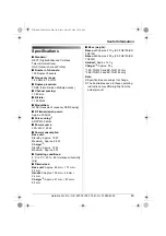 Preview for 49 page of Panasonic KX-TG8102 Operating Instructions Manual