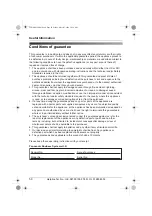 Preview for 50 page of Panasonic KX-TG8102 Operating Instructions Manual