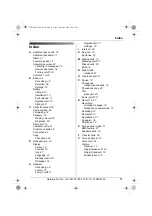 Preview for 51 page of Panasonic KX-TG8102 Operating Instructions Manual