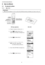 Предварительный просмотр 20 страницы Panasonic KX-TG8107UA Service Manual