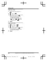 Preview for 24 page of Panasonic KX-TG8151E Operating Instructions Manual