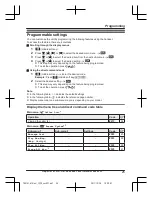 Preview for 25 page of Panasonic KX-TG8151E Operating Instructions Manual