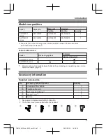 Предварительный просмотр 3 страницы Panasonic KX-TG8151FX Operating Instructions Manual