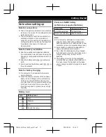 Предварительный просмотр 11 страницы Panasonic KX-TG8151FX Operating Instructions Manual