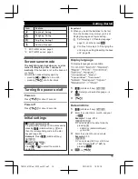 Предварительный просмотр 15 страницы Panasonic KX-TG8151FX Operating Instructions Manual