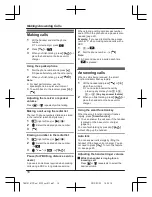 Предварительный просмотр 18 страницы Panasonic KX-TG8151FX Operating Instructions Manual