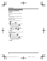 Предварительный просмотр 24 страницы Panasonic KX-TG8151FX Operating Instructions Manual