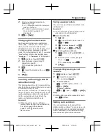 Предварительный просмотр 33 страницы Panasonic KX-TG8151FX Operating Instructions Manual