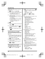 Предварительный просмотр 34 страницы Panasonic KX-TG8151FX Operating Instructions Manual