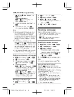 Предварительный просмотр 40 страницы Panasonic KX-TG8151FX Operating Instructions Manual