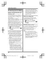 Предварительный просмотр 46 страницы Panasonic KX-TG8151FX Operating Instructions Manual