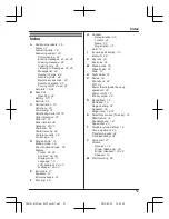 Предварительный просмотр 57 страницы Panasonic KX-TG8151FX Operating Instructions Manual