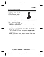 Preview for 5 page of Panasonic KX-TG8161E Operating Instructions Manual