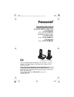 Preview for 1 page of Panasonic KX-TG8202C Operating Instructions Manual