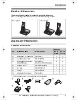 Предварительный просмотр 3 страницы Panasonic KX-TG8231 Operating Instructions Manual