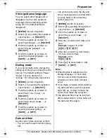 Предварительный просмотр 15 страницы Panasonic KX-TG8231 Operating Instructions Manual