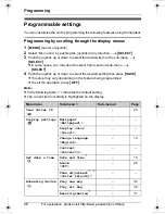 Предварительный просмотр 26 страницы Panasonic KX-TG8231 Operating Instructions Manual