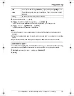 Предварительный просмотр 29 страницы Panasonic KX-TG8231 Operating Instructions Manual