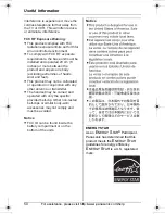 Предварительный просмотр 50 страницы Panasonic KX-TG8231 Operating Instructions Manual