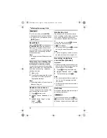 Preview for 20 page of Panasonic KX-TG8280FX Operating Instructions Manual