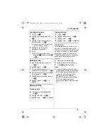 Preview for 23 page of Panasonic KX-TG8280FX Operating Instructions Manual