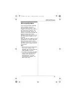 Preview for 35 page of Panasonic KX-TG8280FX Operating Instructions Manual